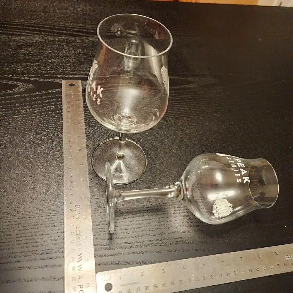 Devil's Backbone Brewing Company Peak Series Beer Goblet Set Of TWO (2)